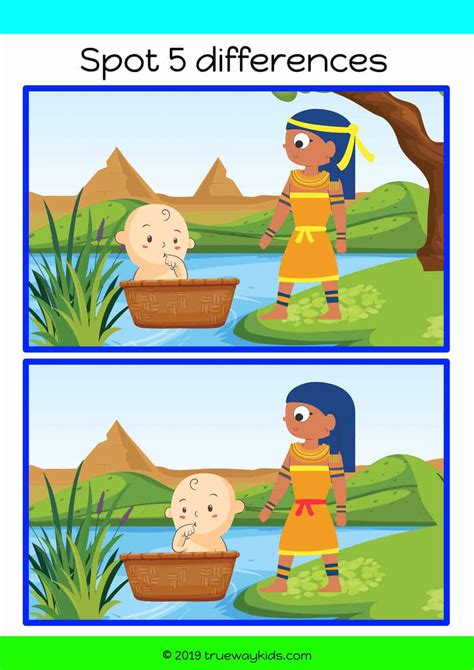 Baby Moses Bible Lesson For Under 5s Trueway Kids