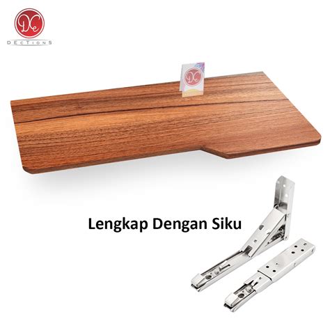 Jual Dections Floating Desk Meja Tempel Dinding Lipat Laptop 70x35 Cm