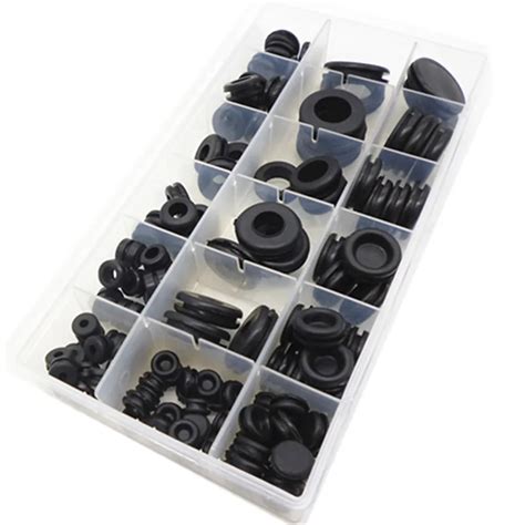 Grommet Set Rubber Blanking Open Closed Blind Grommets Assorted Sizes ...