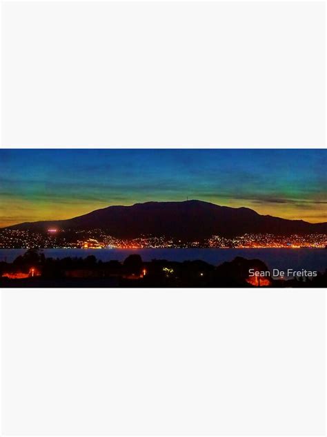 "The city of Hobart at night - Hobart, Tasmania, Australia" Metal Print for Sale by PC1134 ...