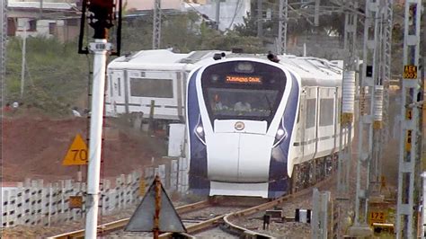 Inaugural Run Coimbatore Bangalore Vande Bharat Exp Crosses Anekal