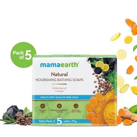 Mamaearth Natural Nourishing Bathing Soaps X G Toilet Soaps