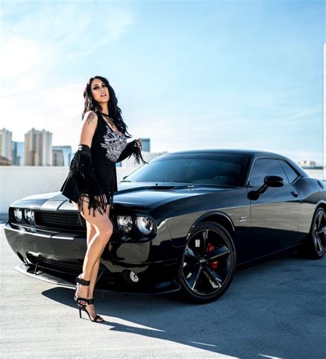 Pin By J R On Challenger Sexy Cars Mopar Girl Car Girls