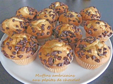 Muffins américains aux pépites de chocolat pour la pause café Recette