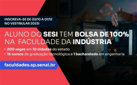 Jornal da Franca Alunos SESI têm bolsa de 100 nas Faculdades de