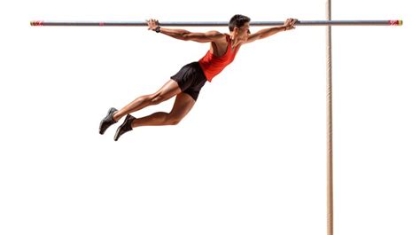 Premium AI Image | A photo of a pole vault pole full length photo