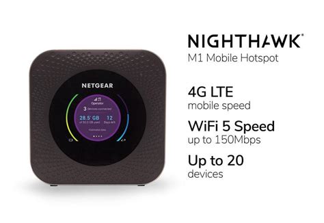 Nighthawk M1 4g Lte Mobile Router Mr1100 Netgear