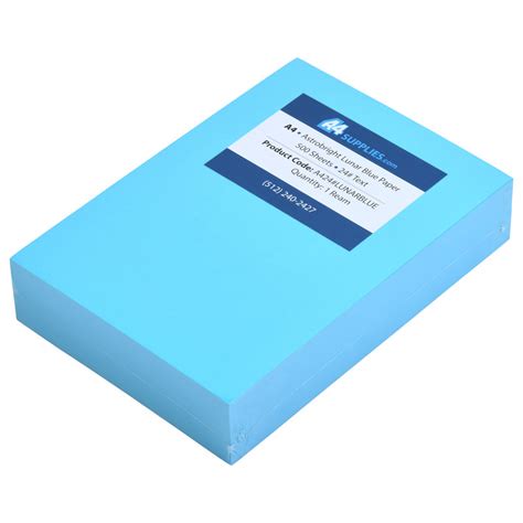 A4 Blue Copy Paper By The Ream Free Shipping On Orders Of 500