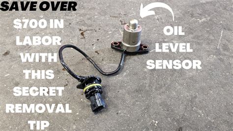 Internal Oil Level Sensor Replacement Without Removing The Upper Oil