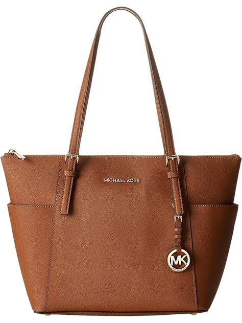 Michael Michael Kors Jet Set Saffiano Top Zip Tote Free Shipping