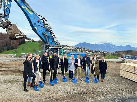 ground breaking ceremony  horw centre   elderly bob gysin