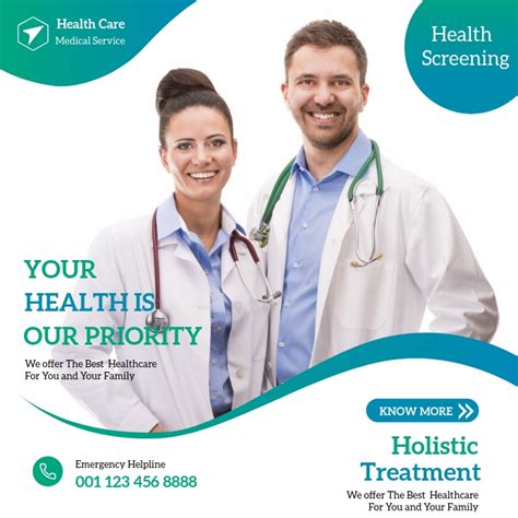 Copy Of Health Care Banner Template For Instagram Pos Postermywall