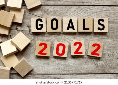 Goals 2022 Text On Wood Blocks Stock Photo 2106771719 | Shutterstock