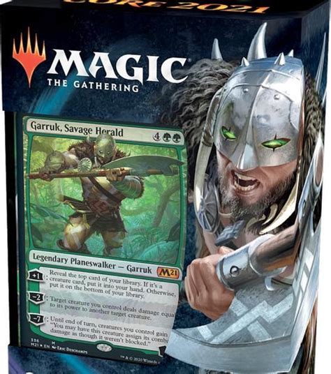 MTG Magic The Gathering Core Set 2021 Planeswalker Garruk Games