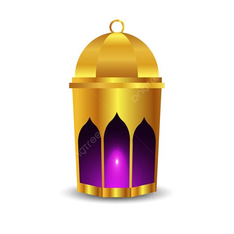 3d Gold Islamic Lantern Ramadan Ornament Ramadan Ramadan Kareem