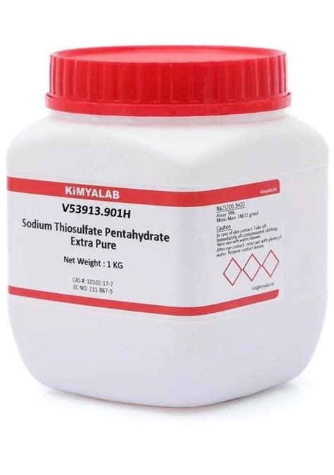 Sodyum Tiyosülfat Sodium Thiosulfate Pentahydrate 1 KG Fiyatları ve