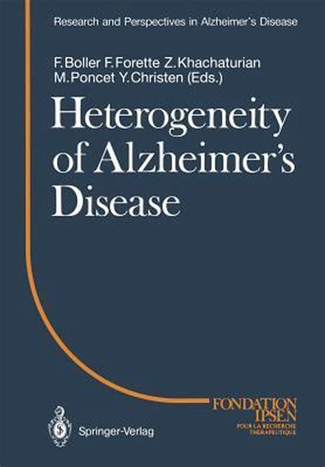 Heterogeneity Of Alzheimers Disease Boeken Bol