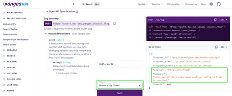 Secure Audit Log Pangea