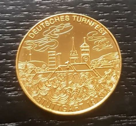 Sammlung Stuttgart Deutsches Turnfest M Nze Gold Silber