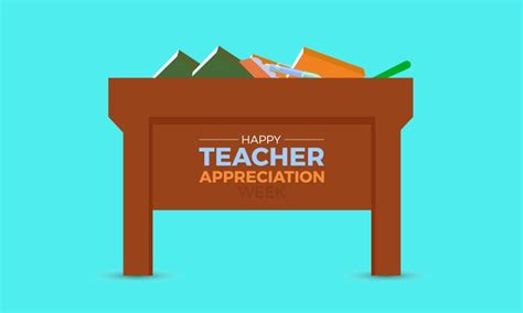 Teacher Appreciation Week Gratitude Education Vector Image