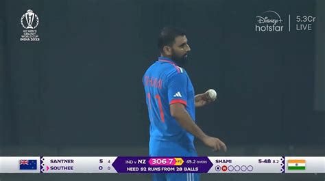 [update] India Vs New Zealand Semi Final Match Records 5 3 Crore Concurrent Viewers On Disney