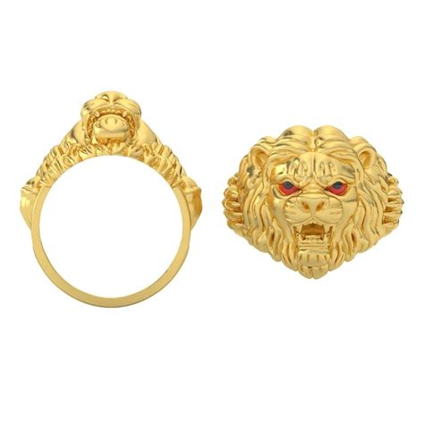 Men Lion Gold Ring | SEHGAL GOLD ORNAMENTS PVT. LTD.