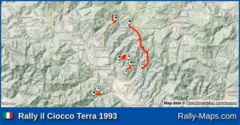 Mapy Zaplanuj Rally Il Ciocco Terra 1993 RajdTrasa Pl