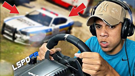 Gta Mod Policia Jogando Como Um Policial No Volante Muito