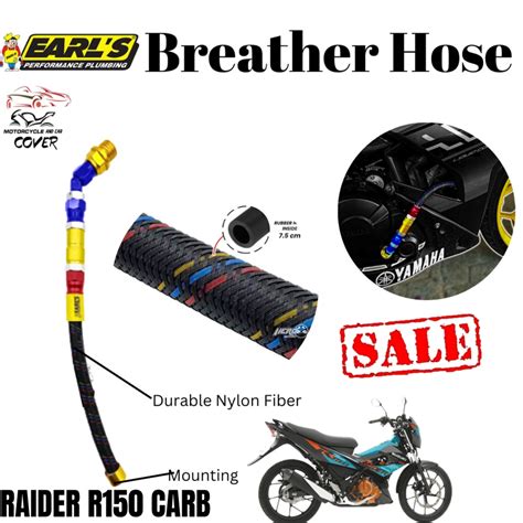 EARL S Breather Hose For RAIDER R150 CARB Made In Thailand Universal