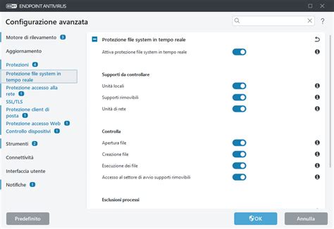 Protezione File System In Tempo Reale Eset Endpoint Antivirus Guida