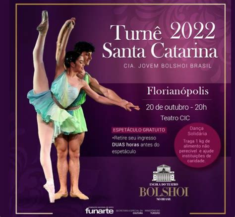 FCC Fundação Catarinense de Cultura Espetáculo Gala Bolshoi