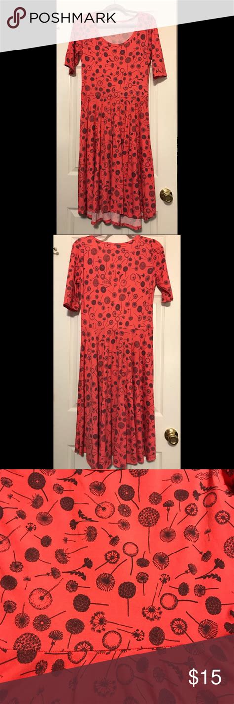 Lularoe Nicole Size L Super Comfortable Soft Knit Feeling Nicole Coral