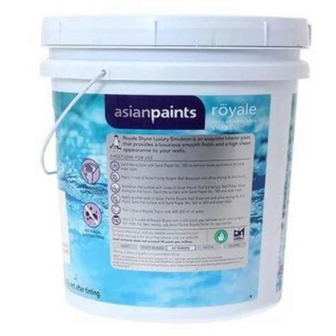 Asian Paints Royale Shyne Radiant White Ltr At Rs Bucket Of