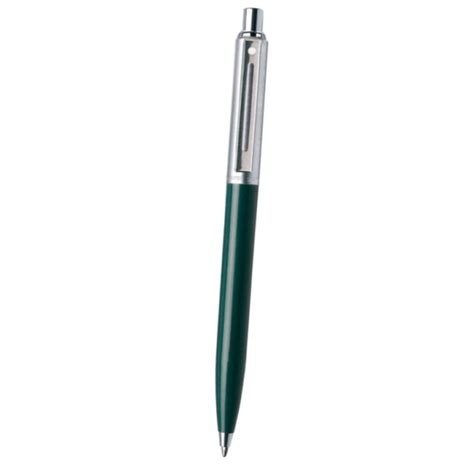 Jual Sheaffer Sentinel Brushed Chrome Cap Dark Green Barrel Ballpoint