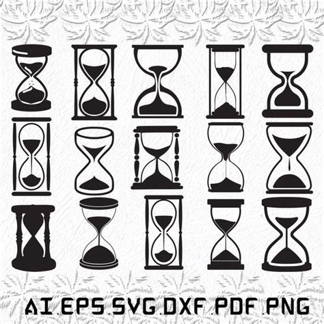 Hourglass Svg Watch Svg Hour Svg Glass Time Svg Ai Pdf Etsy Australia