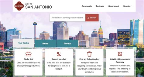 City Of San Antonio Web