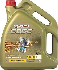 Amazon Fr CASTROL EDGE 5W 30 LL Huile Moteur 5L