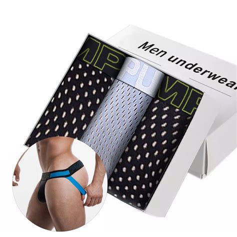 3 Pçs Lote PUMP De Algodão Dos Homens Tanga E G Corda Calcinha Macio Stringi Gay Sexy Homem