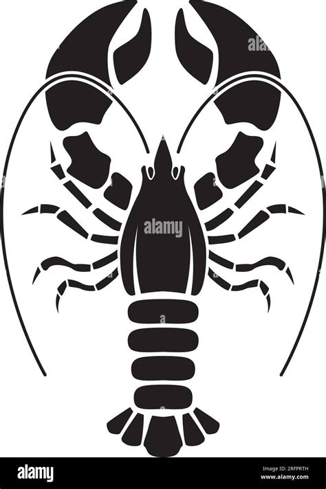 Lobster Vintage Illustration Of Lobster Seafood For Logo Label