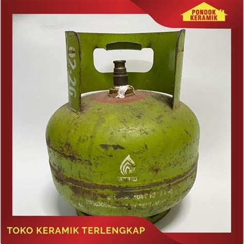 Jual Tabung Gas Elpiji Tabung Elpiji Kosong Bekas Hijau Melon Kg