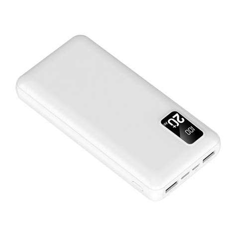 ᐉ Повербанк с индикатором заряда Type c micro usb 20+ Gear 20000 mAh ...