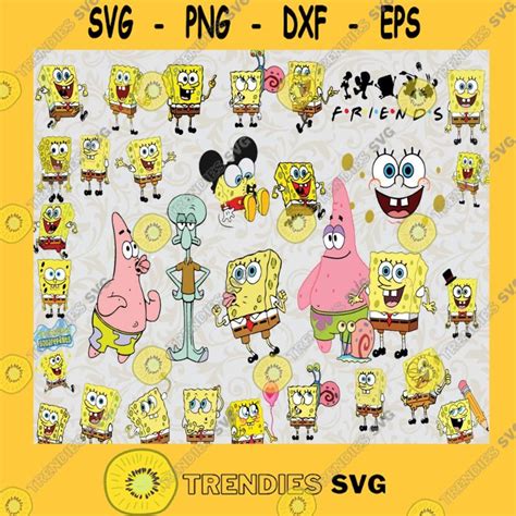 Spongebob Bundle Svg Spongebob Svg Bikini Bottom Svg Spongebob Squarepants Bundle Svg Spongebob