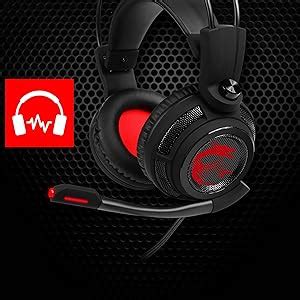 Amazon.com: MSI DS502 Gaming Headset, Enhanced Virtual 7.1 Surround ...