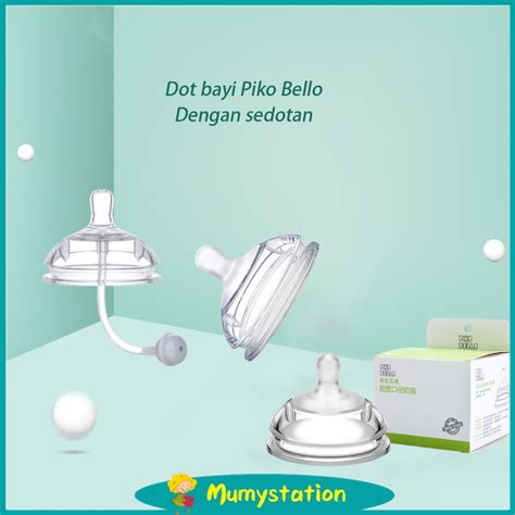 Jual Mumystation PIKO BELLO Ganti Dot Botol Susu Leher Lebar 1PCS