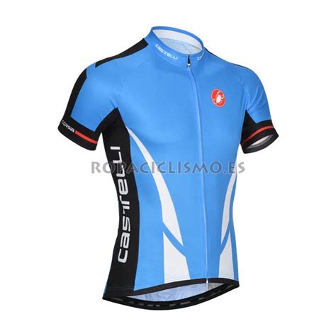 Maillot Castelli Mangas Cortas Azul