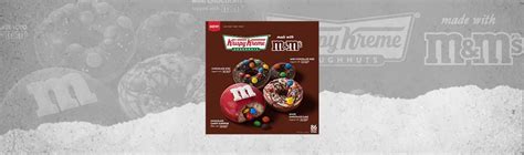 Krispy Kreme Continues Th Birthday With M Ms Collection