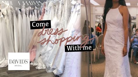 Wedding Dress Shopping At Davids Bridal Rays Day Youtube