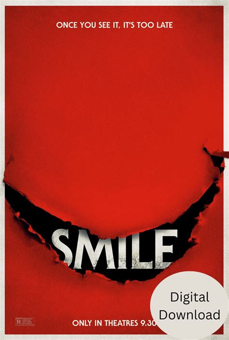 SMILE Poster Digital Download - Etsy