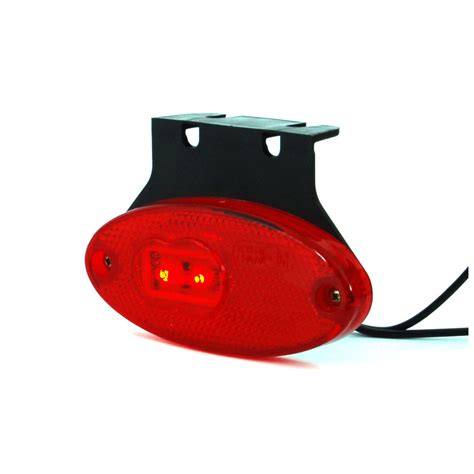 Lampa Led Pozycyjna Tylna Owalna Czerwona Z Autoleds Pl