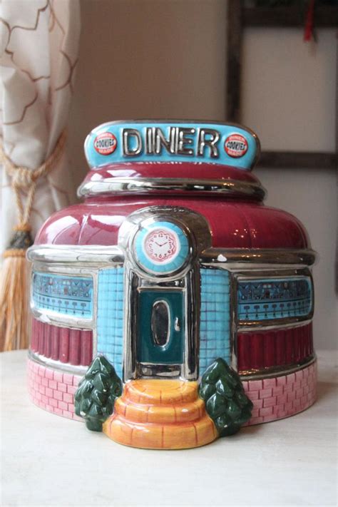 Jerry Berta 50s Diner Cookie Jar Retro Diner Cookie Jar Russ